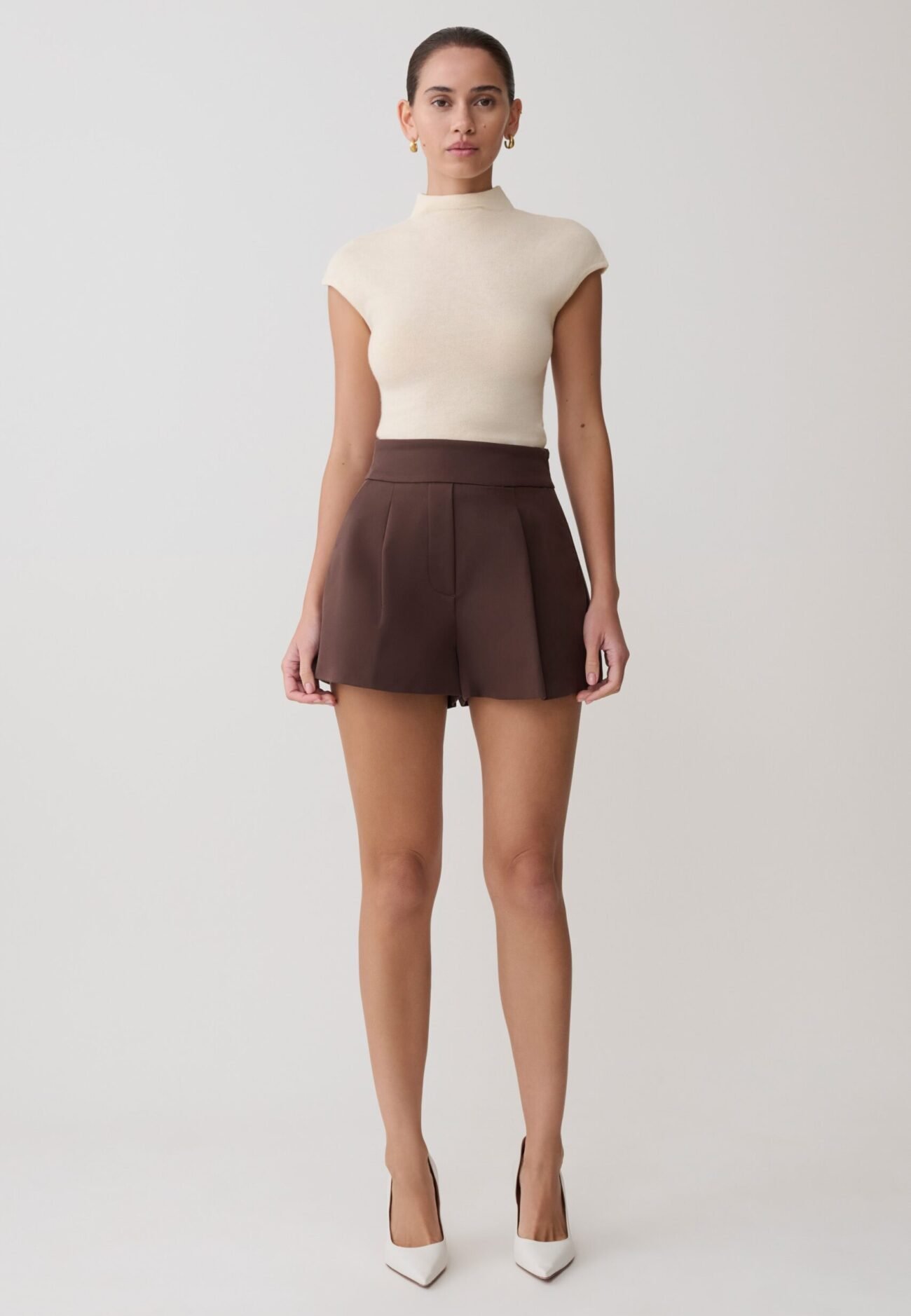 High Waisted Short - Chocolate